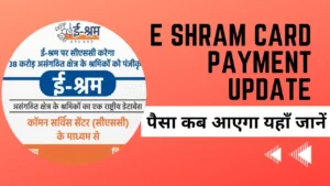 E Shram Card Payment Update