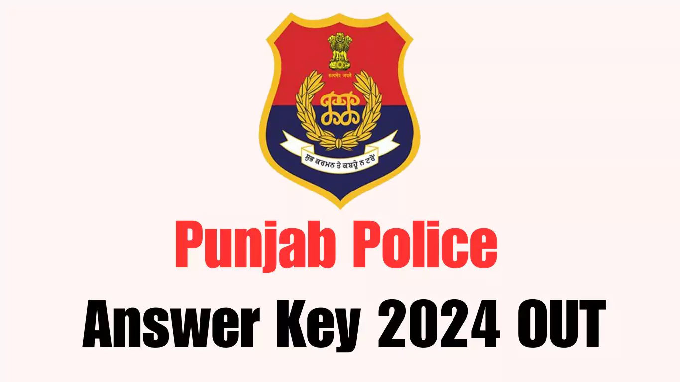 punjab police answer key 2024 out