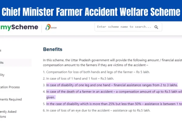 Chief Minister Farmer Accident Welfare Scheme 2024