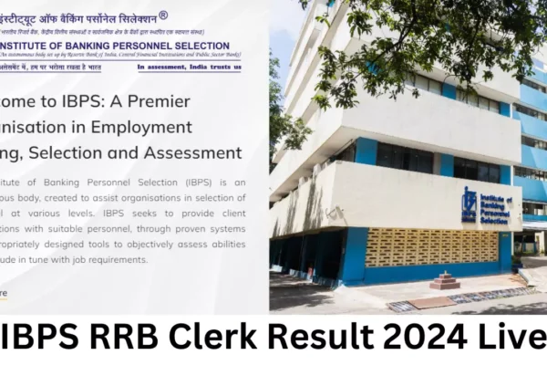 IBPS RRB Clerk Result 2024 Live