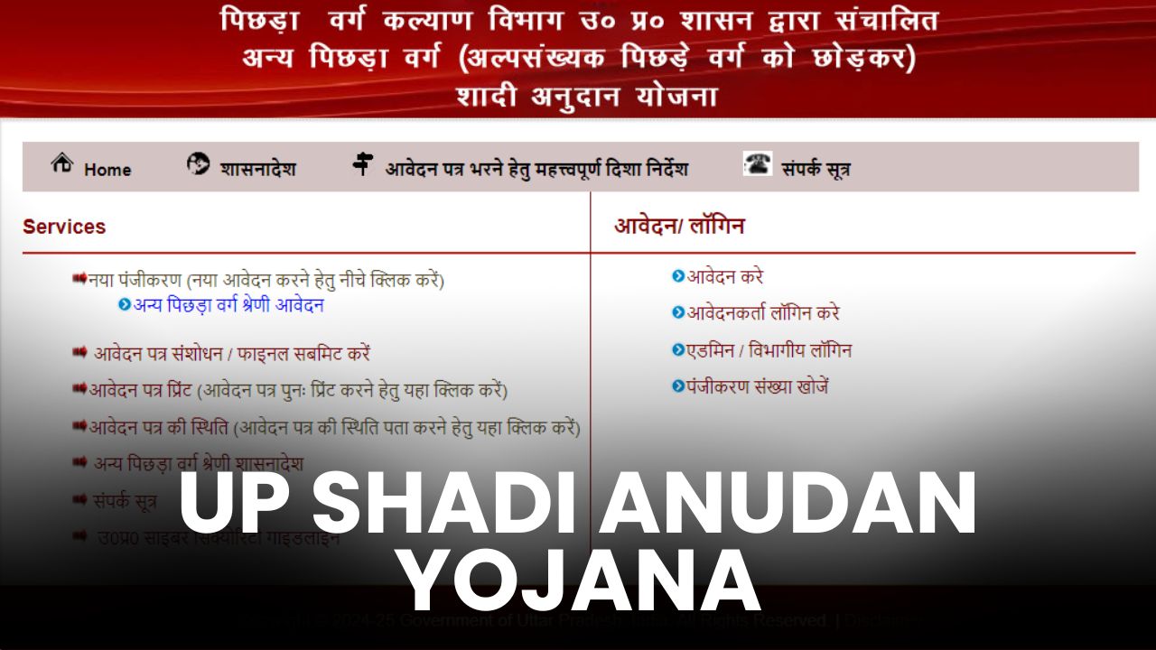 UP Shadi Anudan Yojana 2024