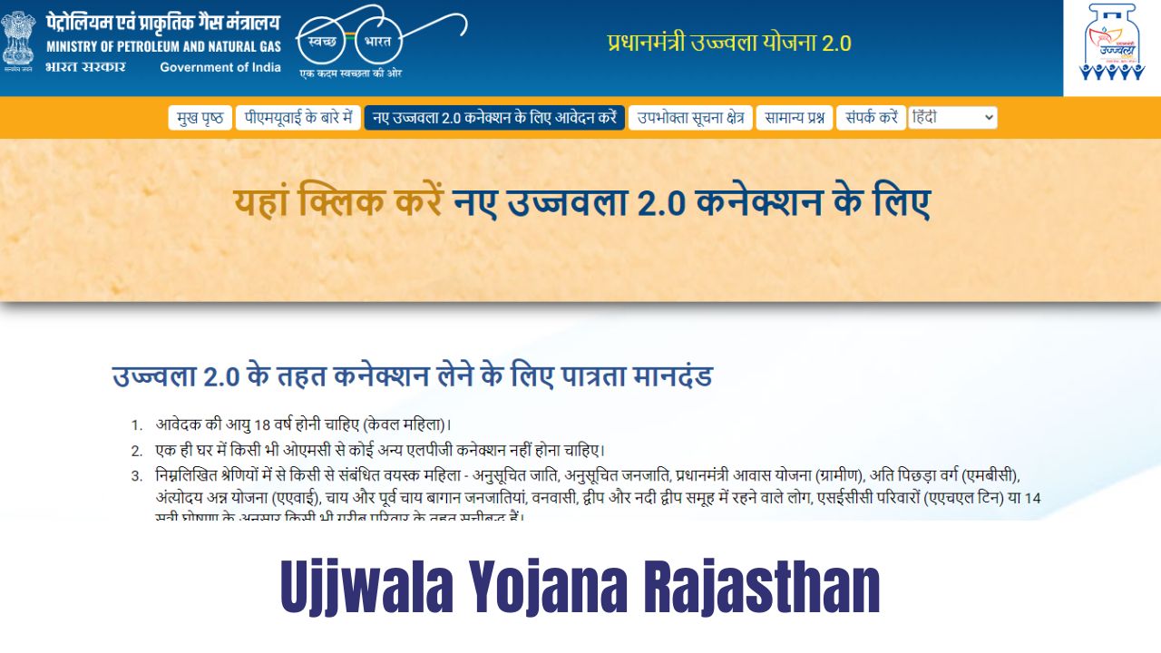 Ujjwala Yojana 2024, Rajasthan Welfare Schemes,